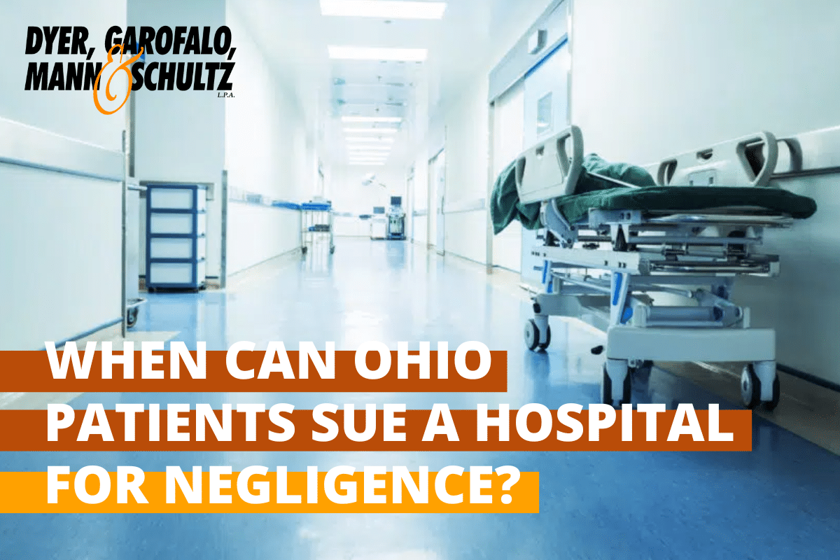 When Can You Sue A Hospital For Negligence in Ohio?