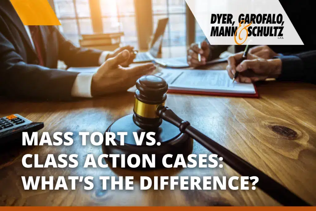 Mass Tort vs. Class Action
