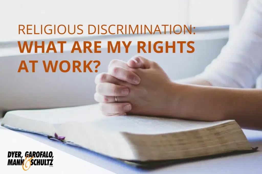 Religious Discrimination in The Workplace