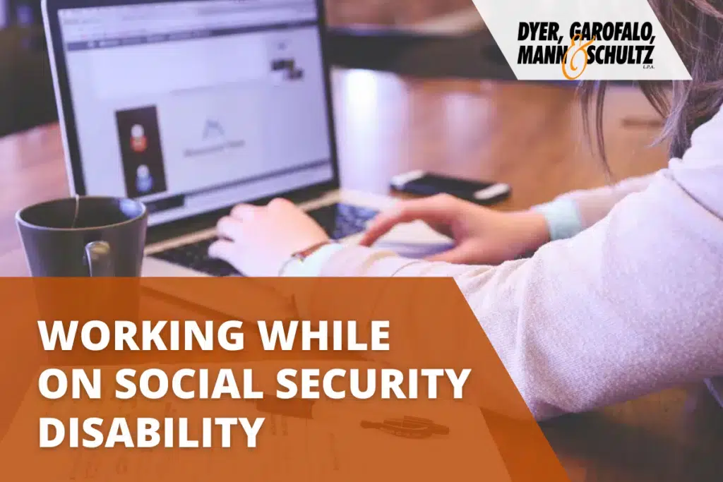 Working While on Social Security Disability