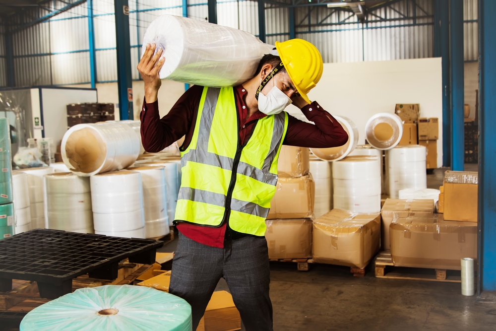 what precautions should you take to prevent injuries when dealing with heavy loads? 